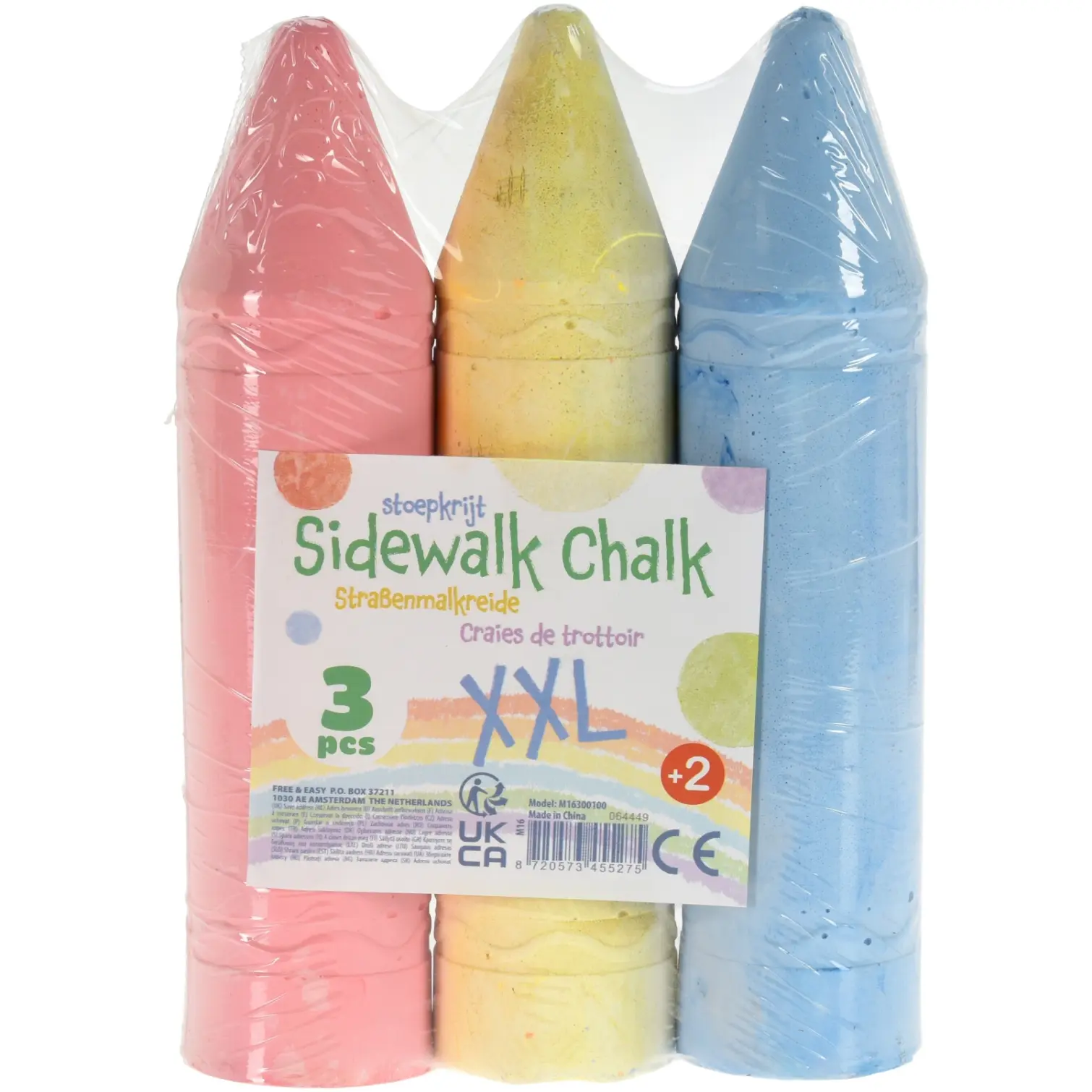 KPN0050_2 Mega Colour Chalk Set of 3