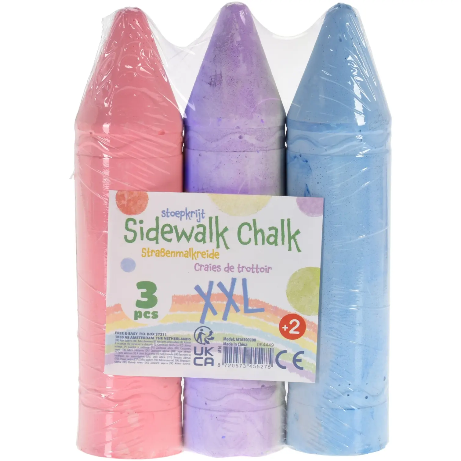 KPN0050_4 Mega Colour Chalk Set of 3