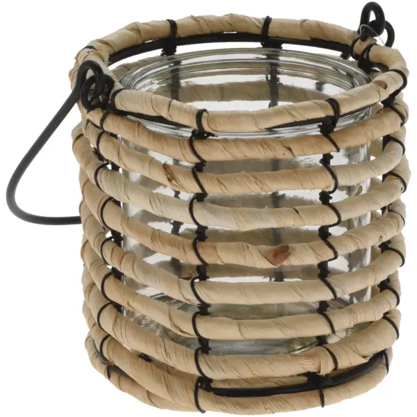 Tealight Holder Glass And Metal