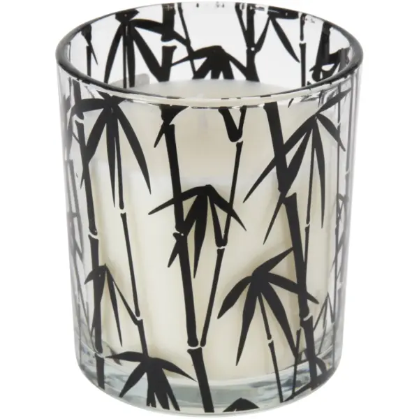 KPN0615 Candle in Printed Glass Jar