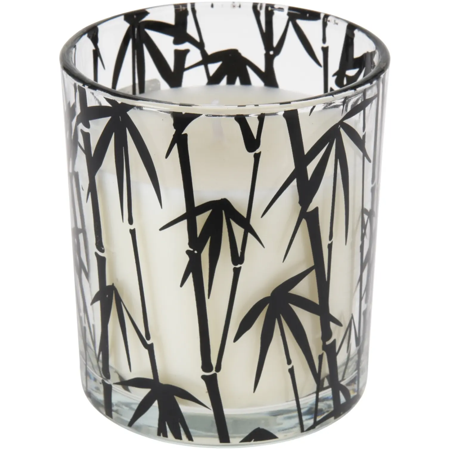 Candle in Printed Glass Jar