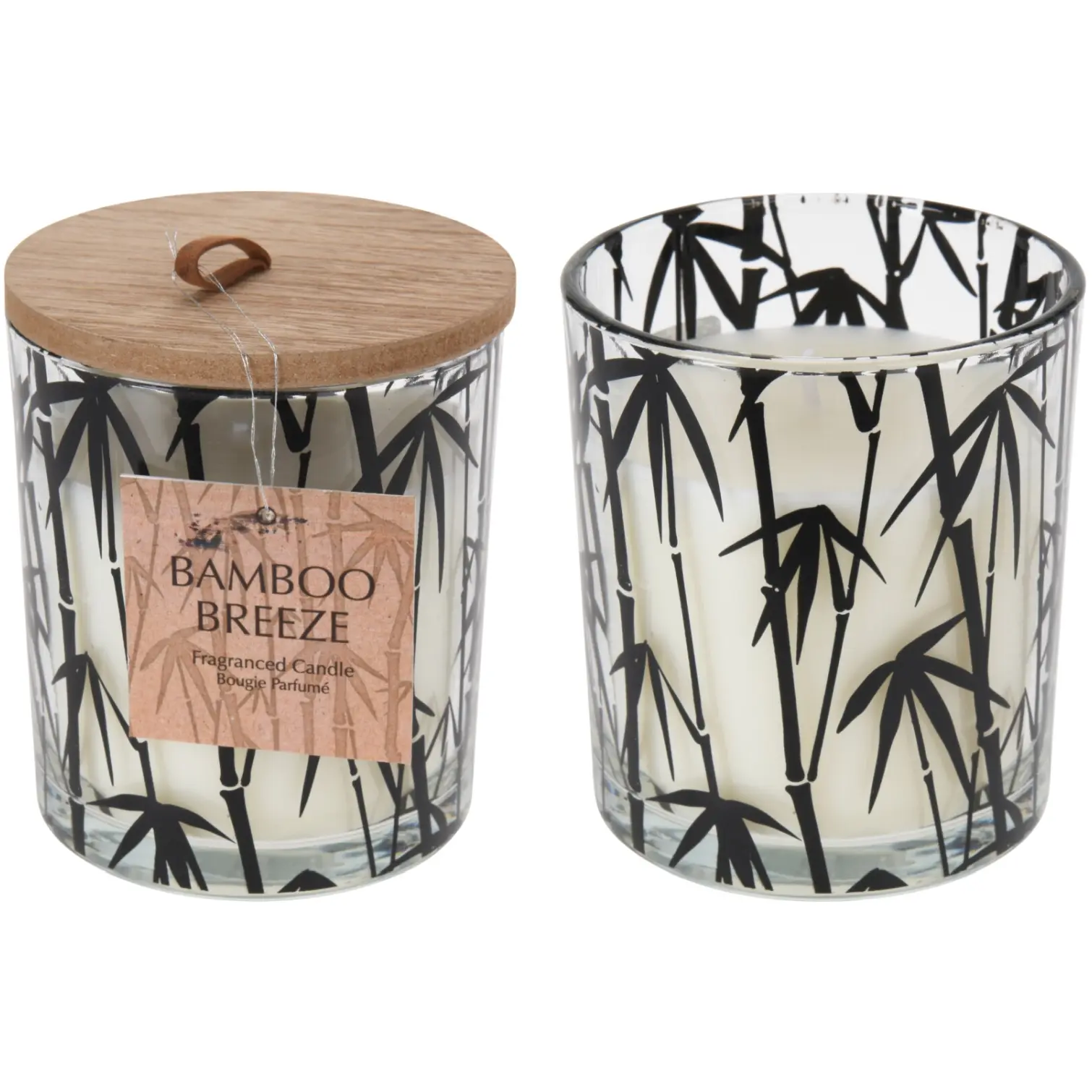 Candle in Printed Glass Jar