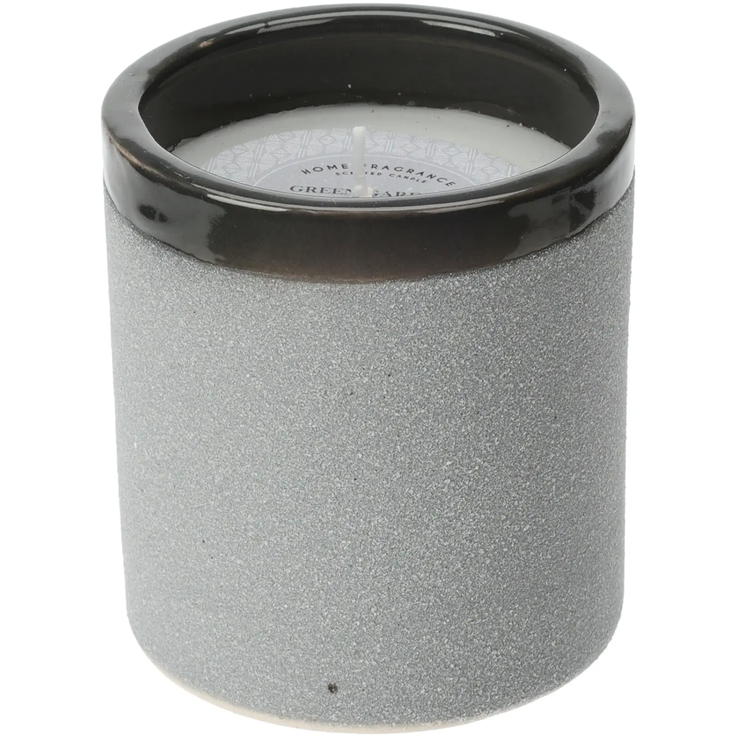 Scented Candle in Cement Pot