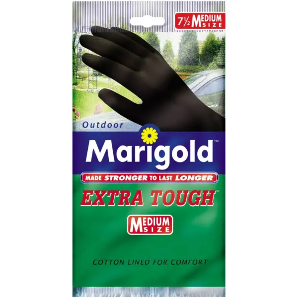 Marigold Tough Rubber Gloves Med.