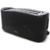 KitchenPerfected 4 Slice Long Slot Toaster Black