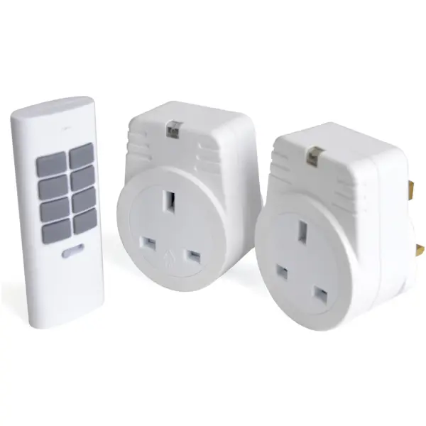 LTN0081 Lloytron A1210W Remote Sockets Pack Of 2