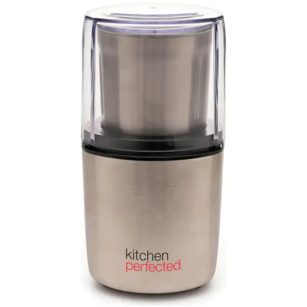 LTN0140 Kitchen Perfected Coffee & Spice Grinder Brushed Steel 200w