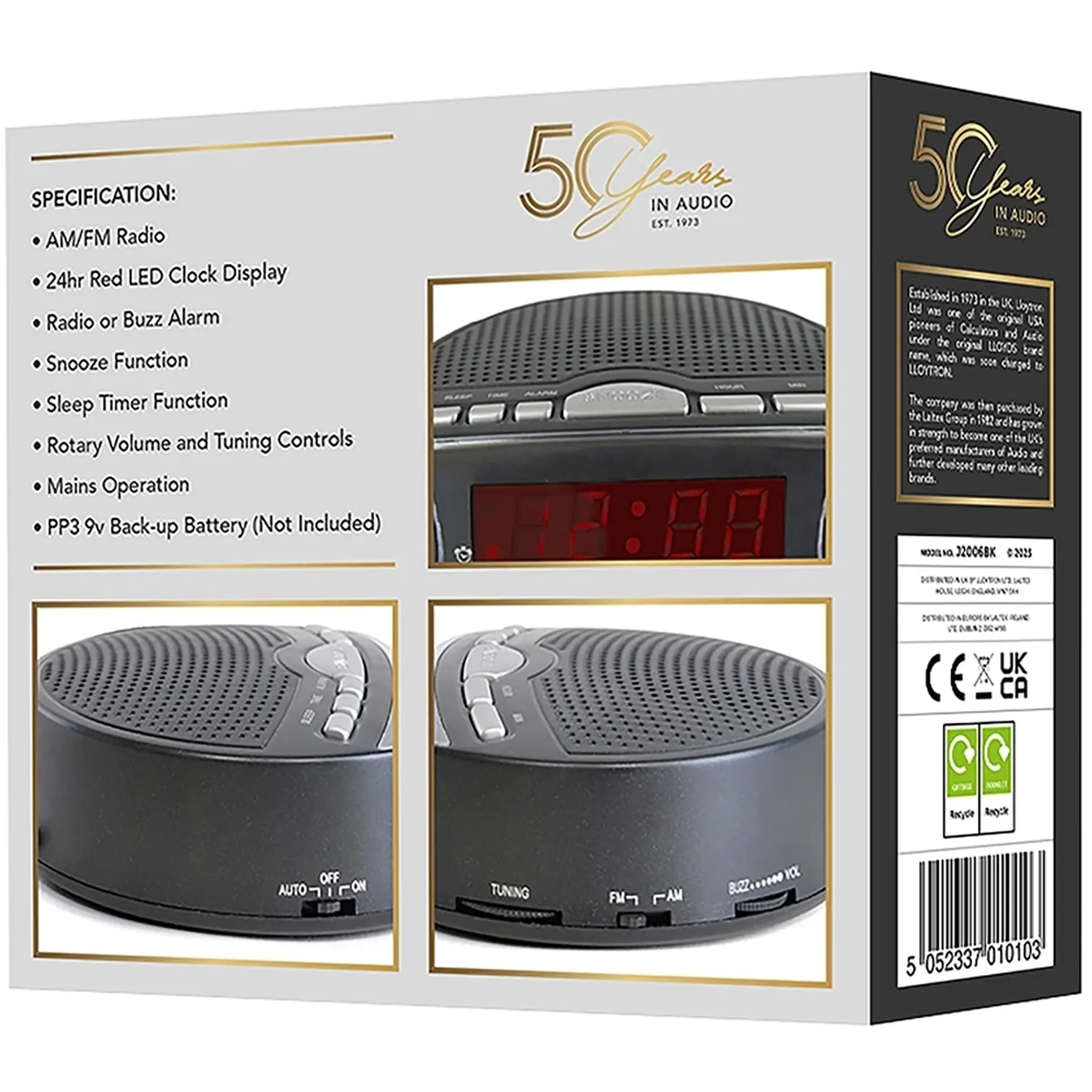 Lloytron Radio Alarm Clock