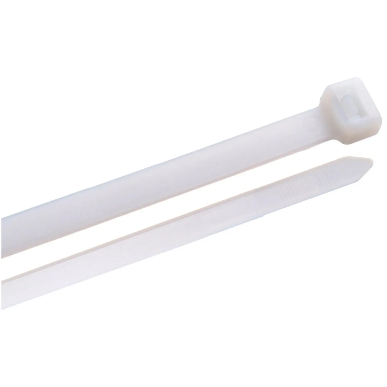 200 x 4.8mm Cable Tie Clear