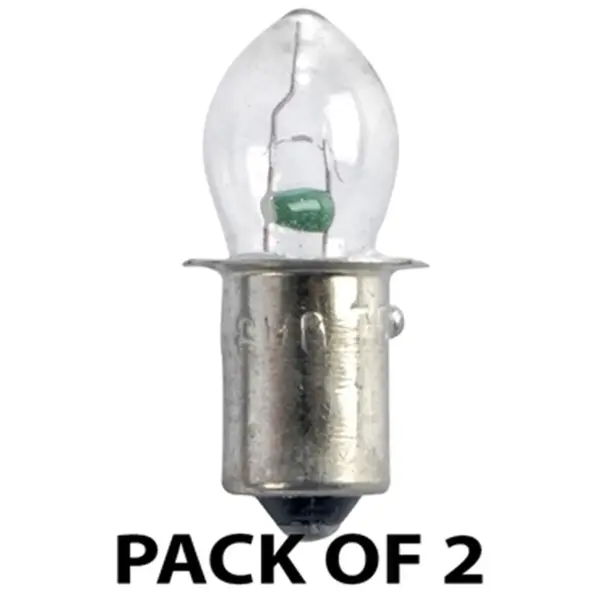 4.8v Krypton Torch Bulb pk2