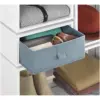 MDN0001_1 Whitmor Fabric Storage Bin Blue 27.3x27.6x10.8cm
