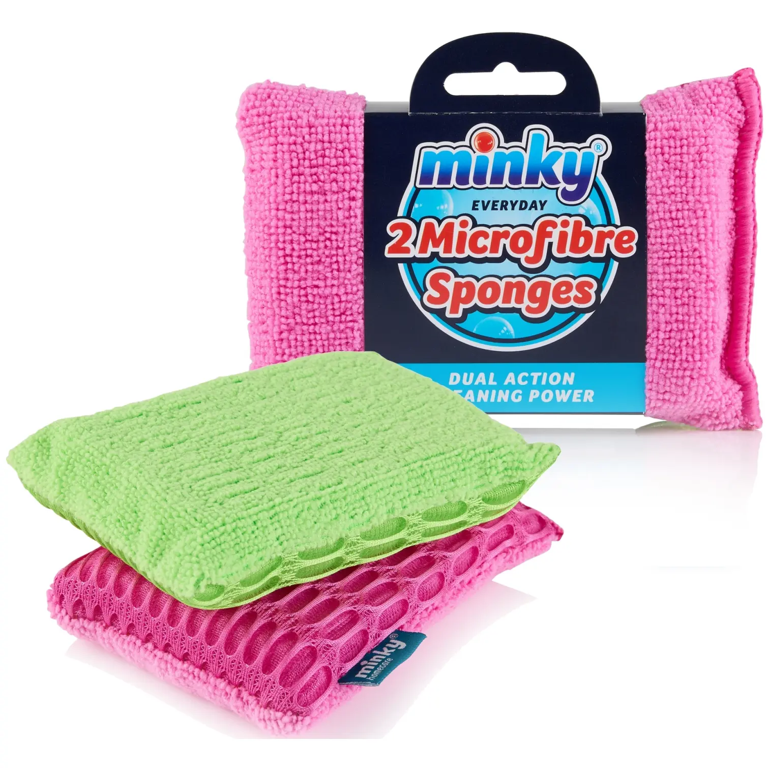 Minky Microfibre Sponges 2 Pack