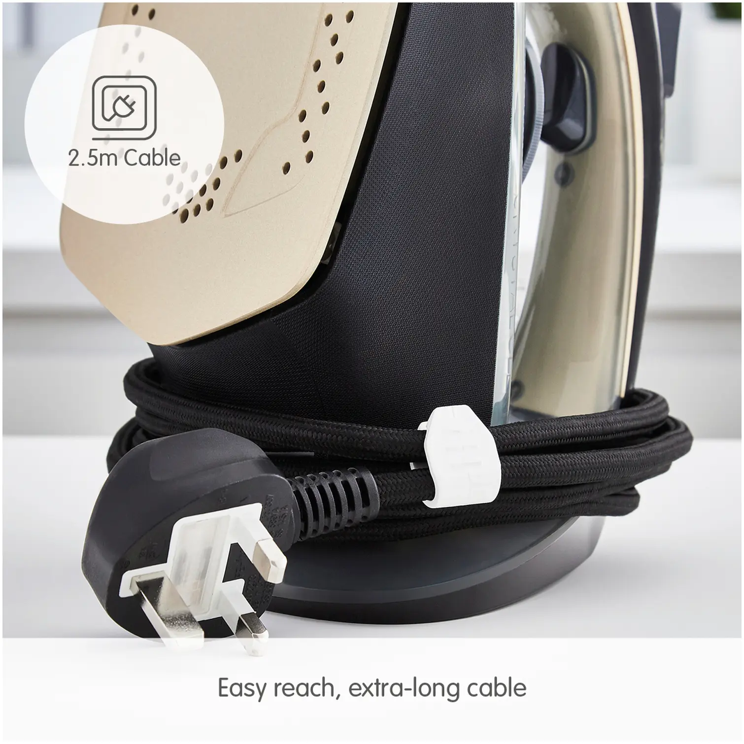 Morphy Richards 300302 2400w Crystal Clear Gold Iron