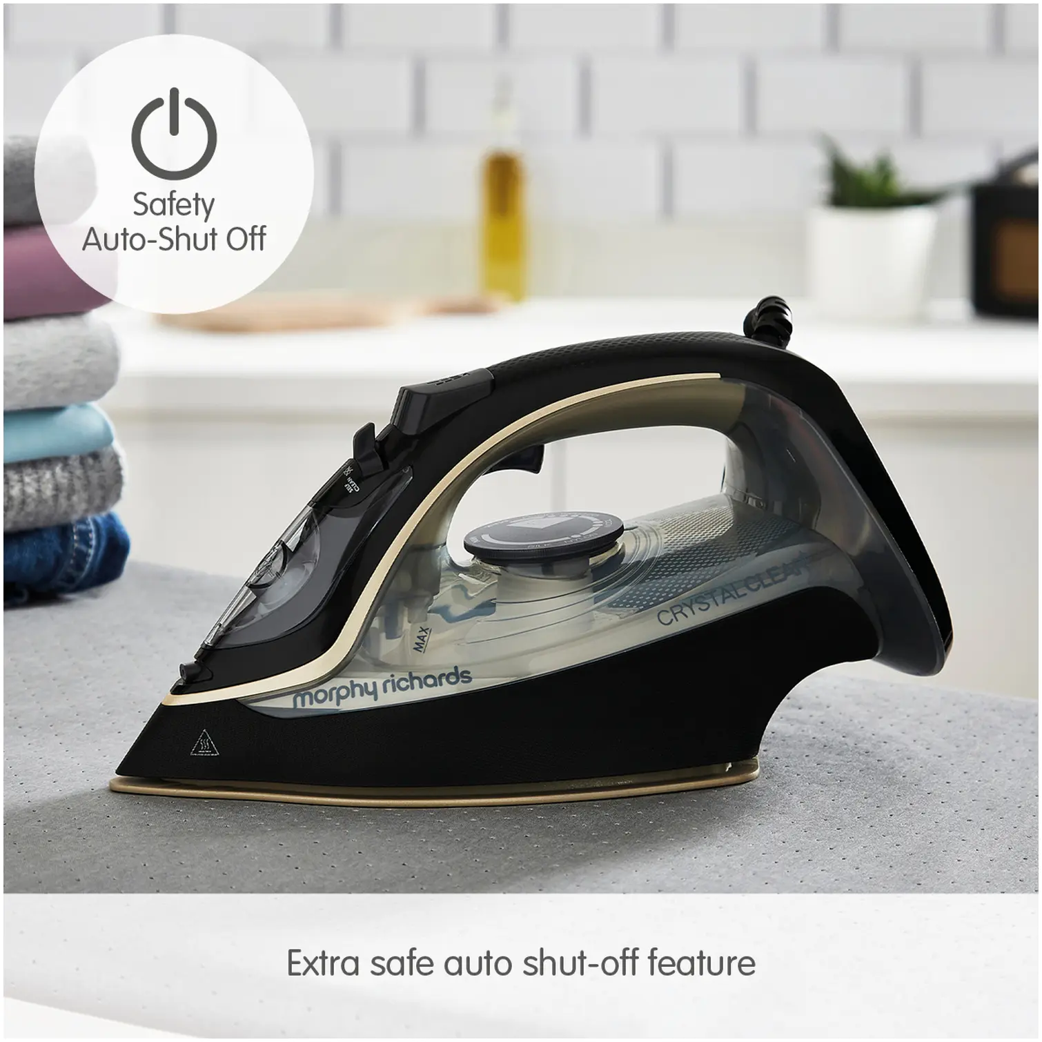 Morphy Richards 300302 2400w Crystal Clear Gold Iron