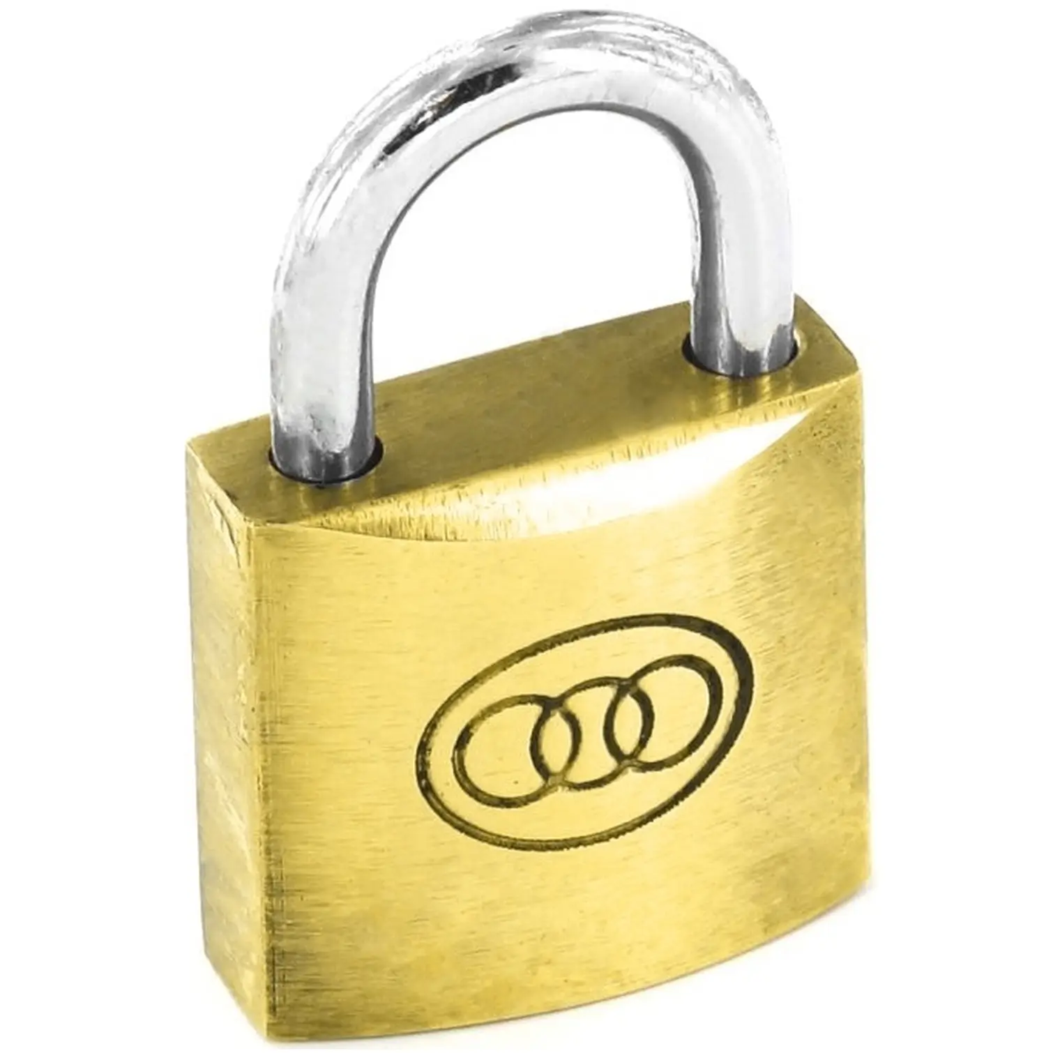 Securit 20mm Tricircle Brass Padlock