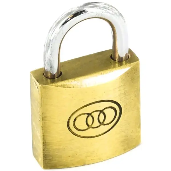 Securit 25mm Tricircle Brass Padlock