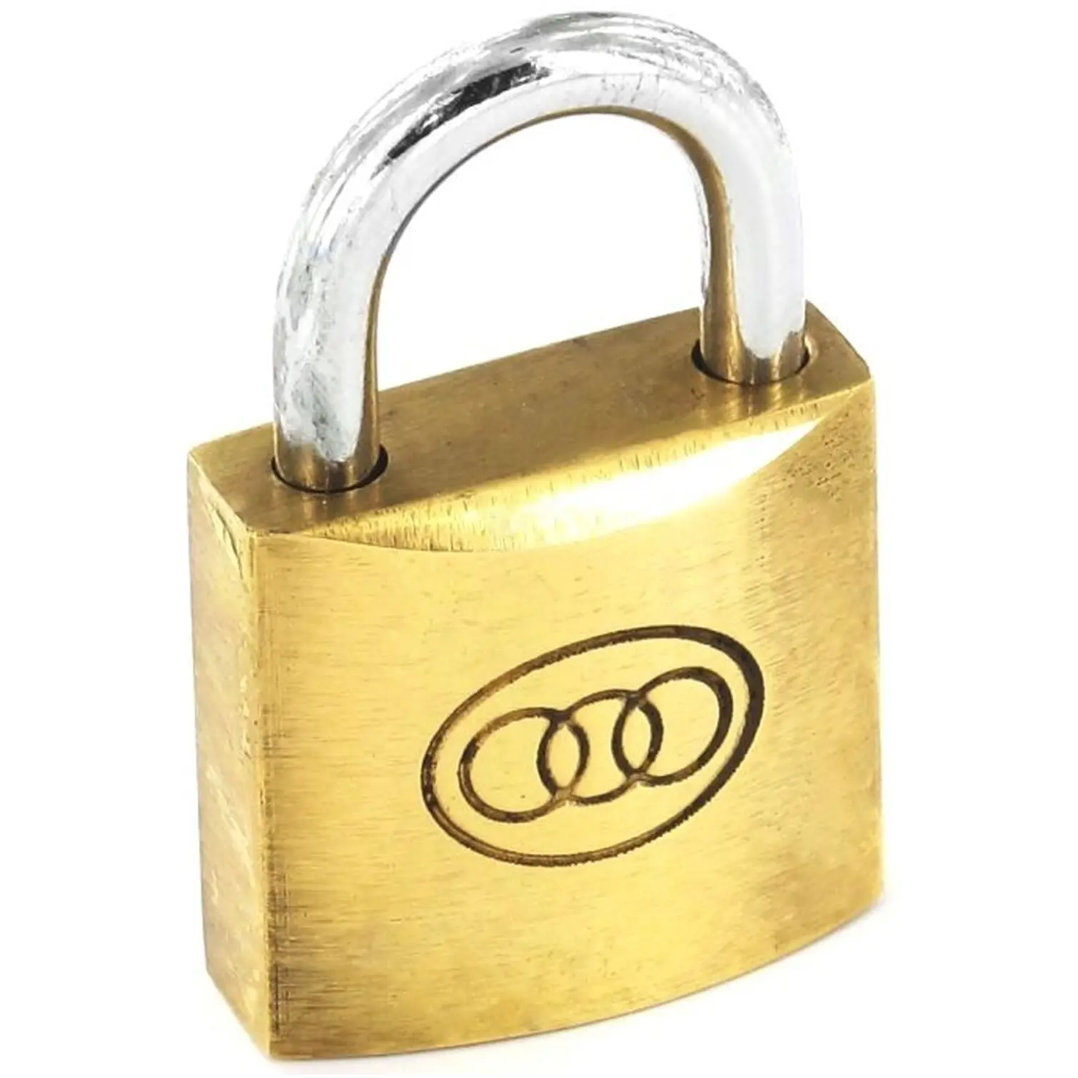 Securit 38mm Tricircle Brass Padlock