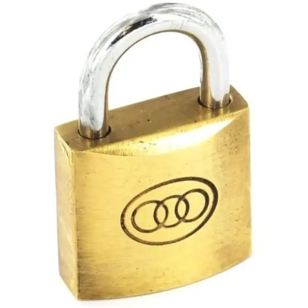 Securit 50mm Tricircle Brass Padlock