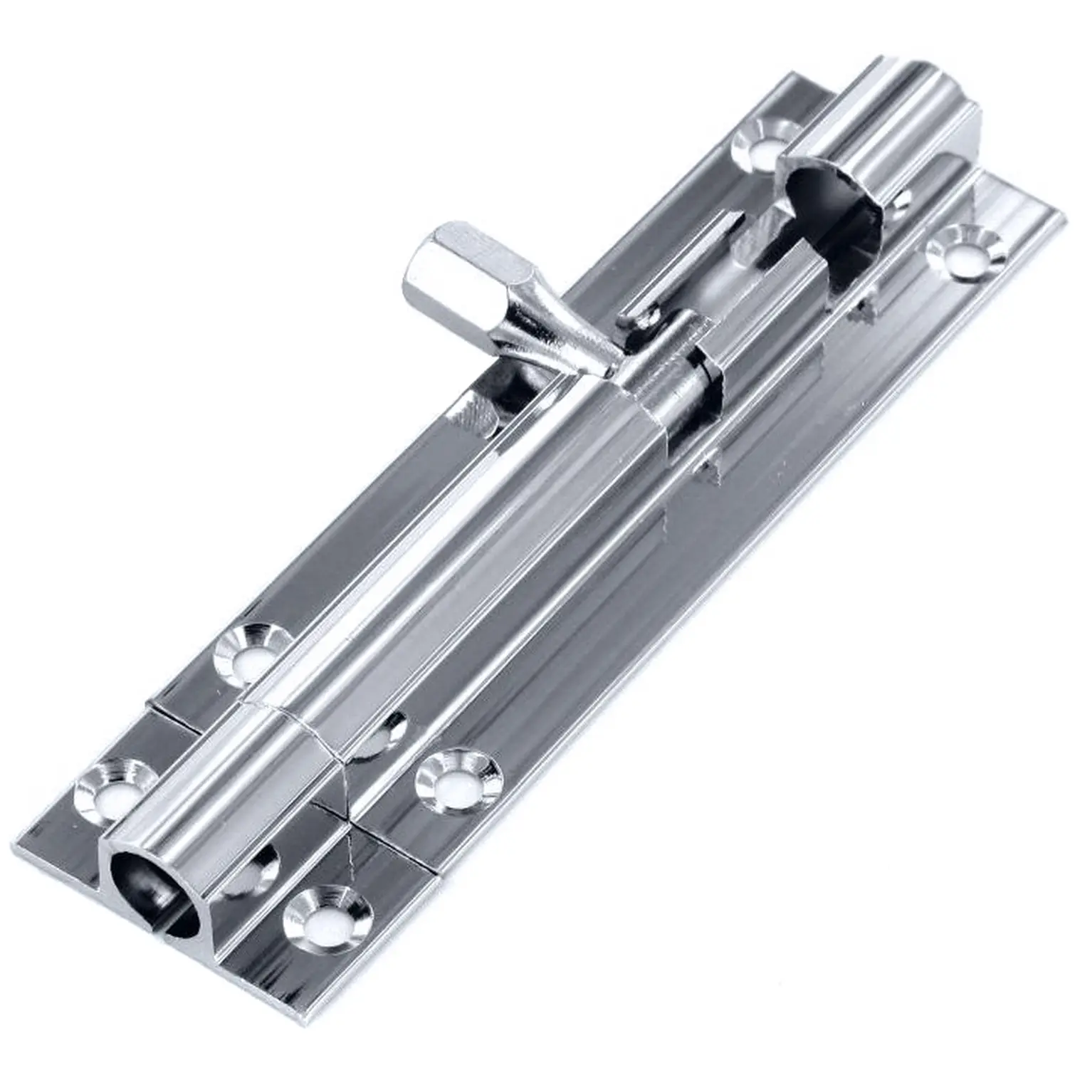 Securit Chrome 75mm Extended Slip Bolt