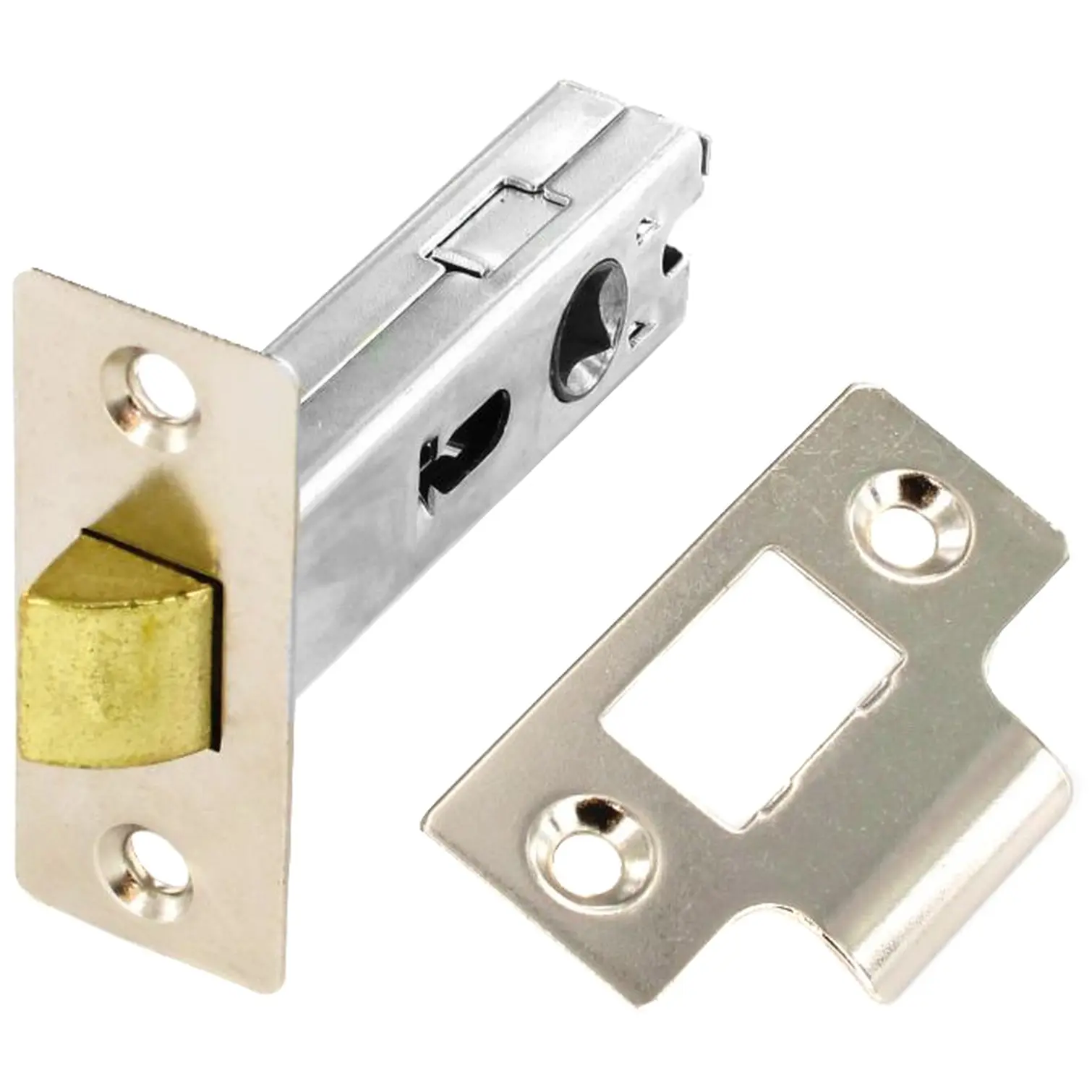 Securit 63mm(2.5") Tubular Mortice Latch NP