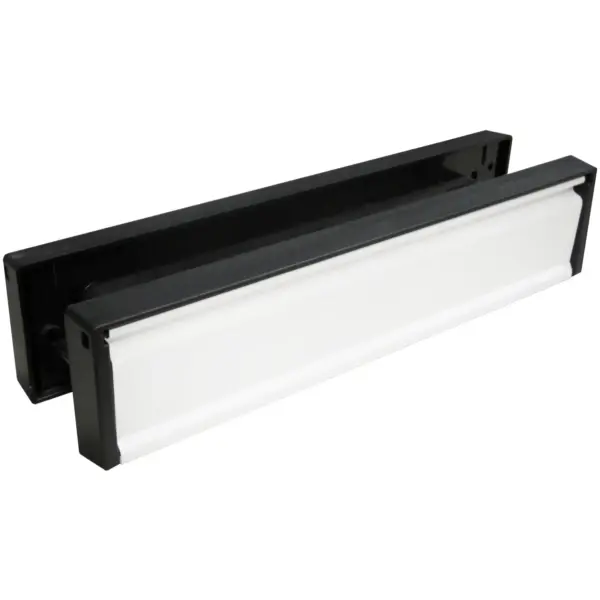White 12in Telescopic Letterplate