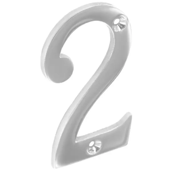 Securit Chrome Numeral 75mm(3") No 2