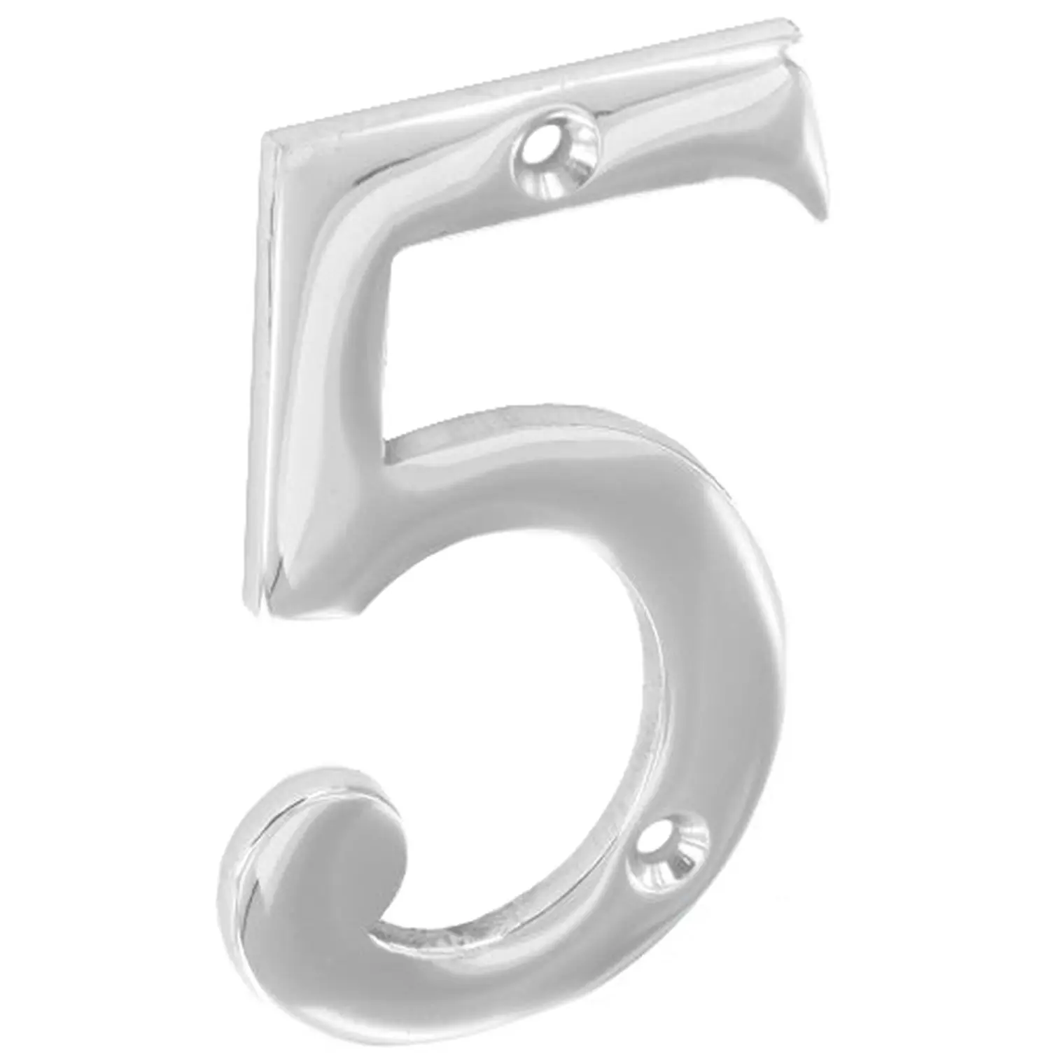 Securit Chrome Numeral 75mm(3") No 5
