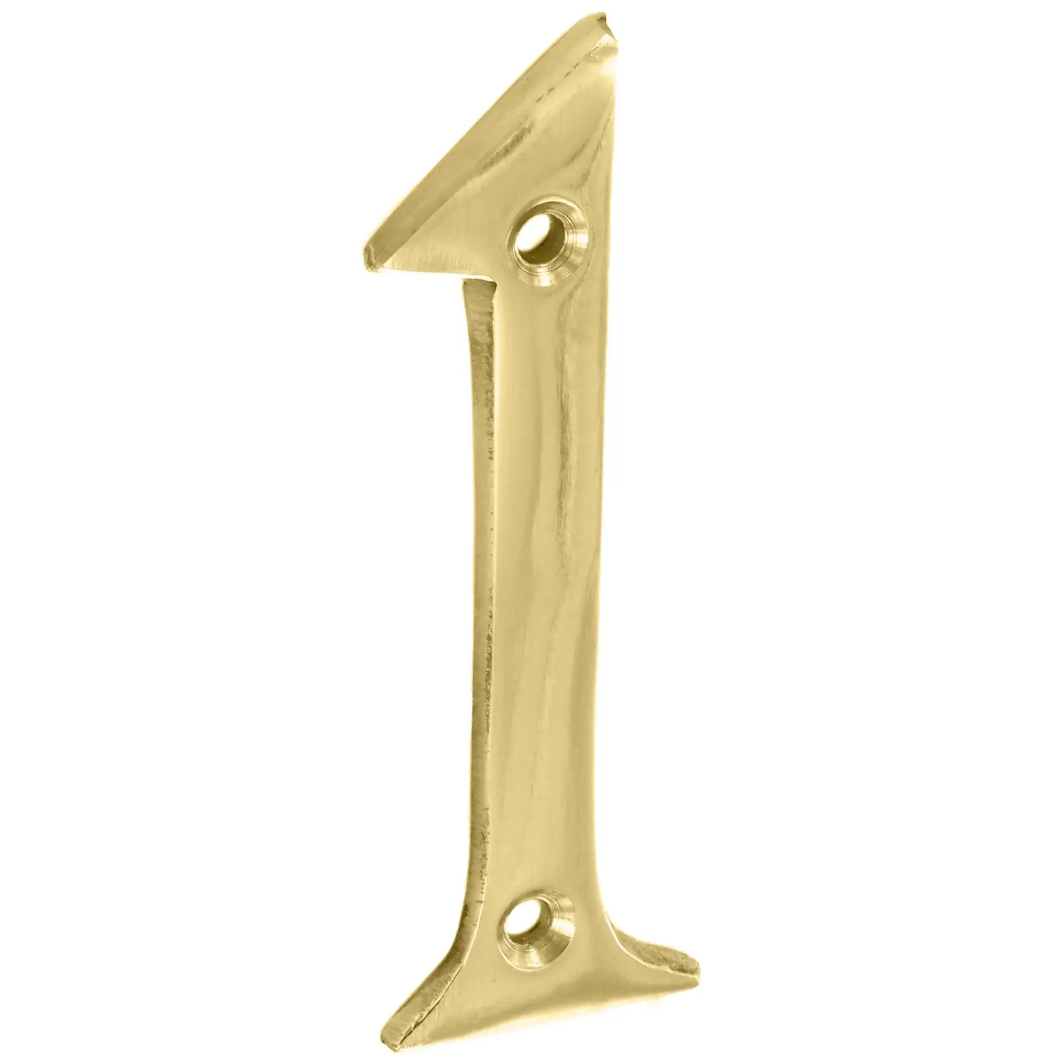 Securit Brass Numeral 75mm(3") No 1