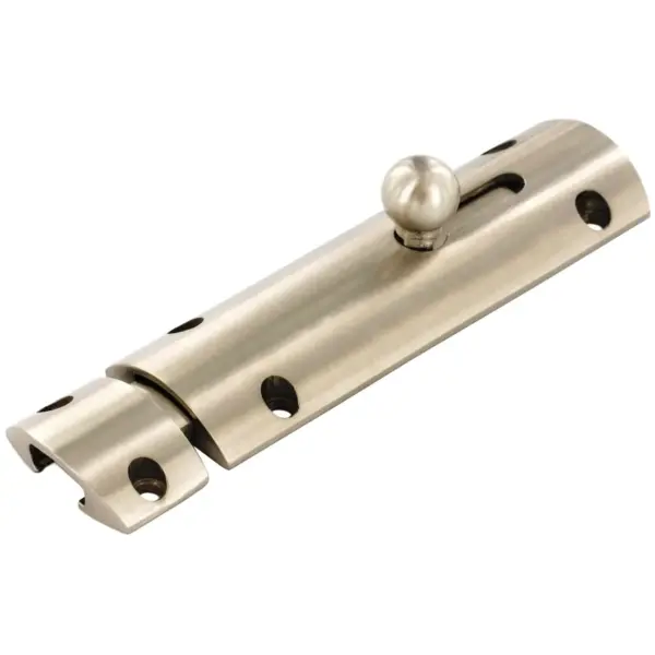 Securit Brushed 100mm(4") Door Bolt