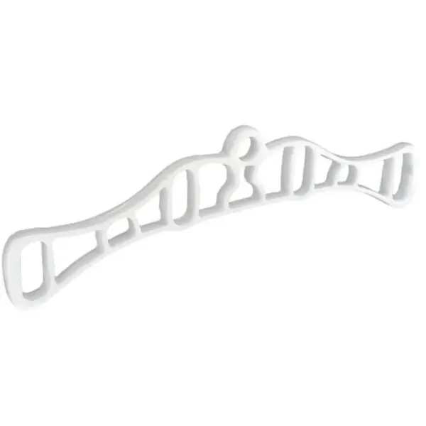 Securit White Rack End 35cm(13.75")