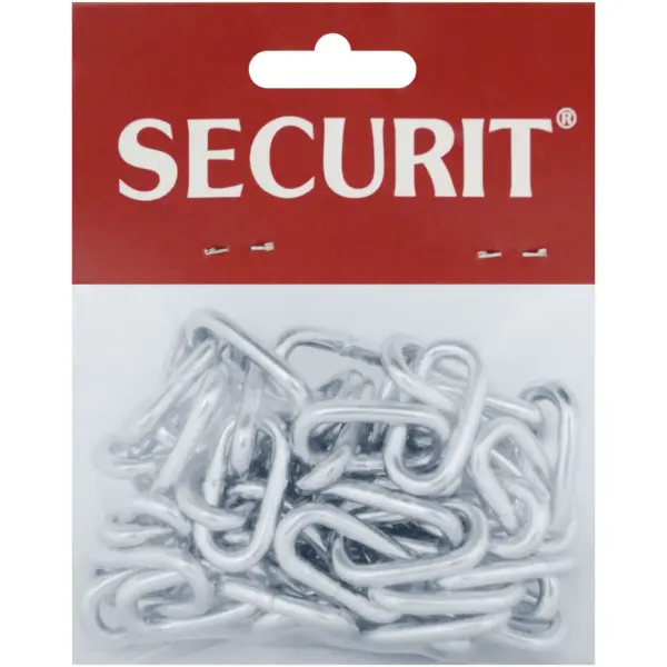 Securit Zinc Plated Chain 4mm  x 1m