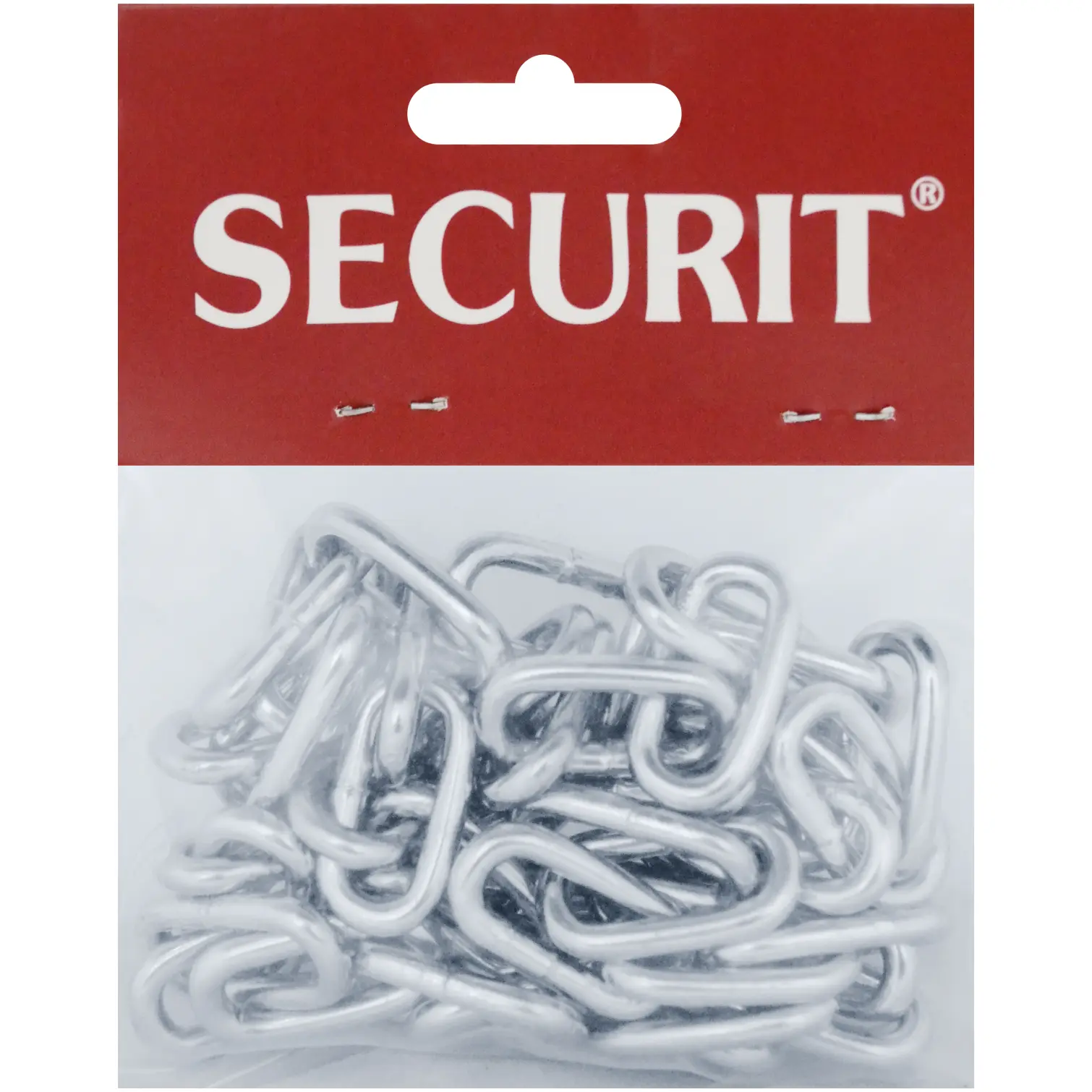 Securit Zinc Plated Chain 4mm  x 1m