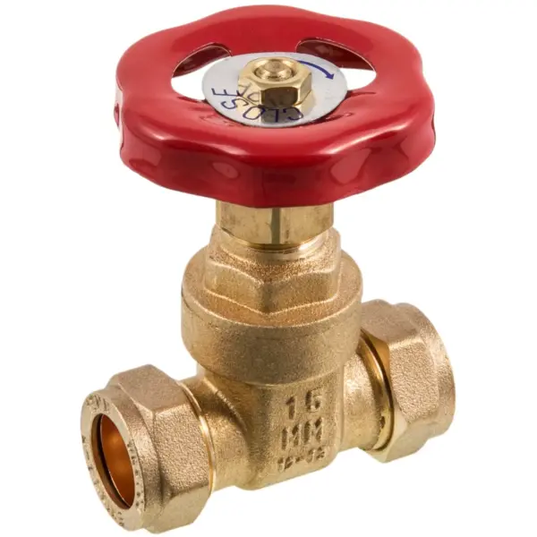 Securplumb 15mm BRASS Gate Valve (1)