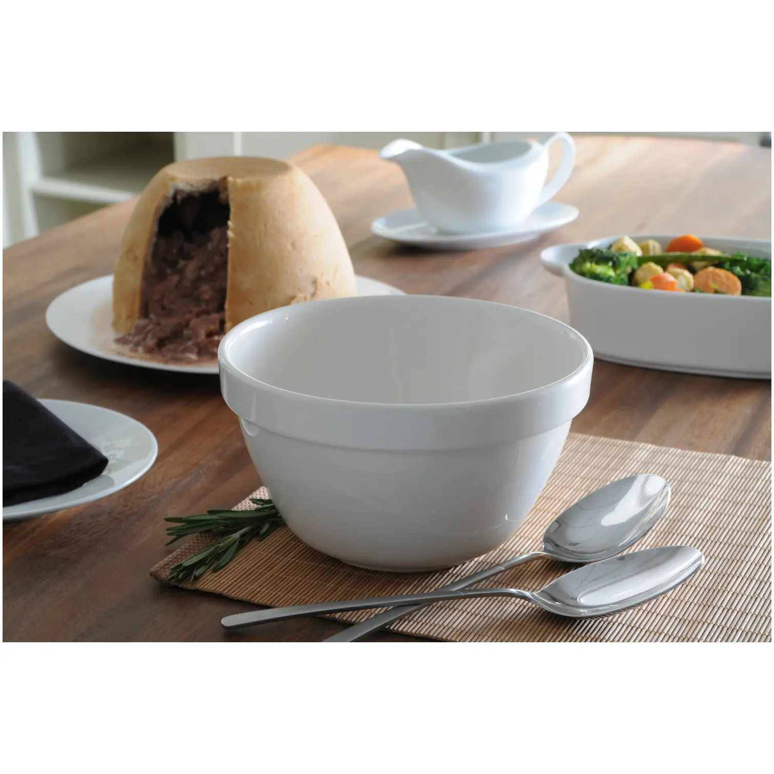 Mason Cash 160mm Pudding Basin White