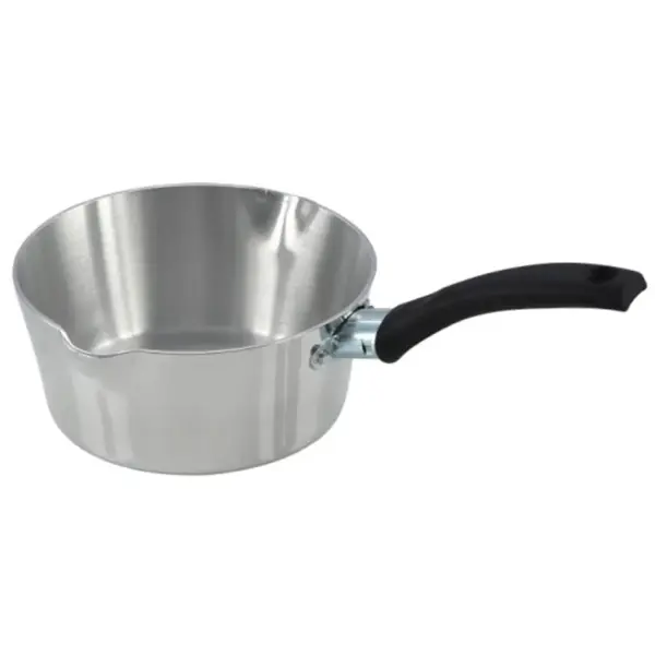 15cm Polished Steel Milk Pan
