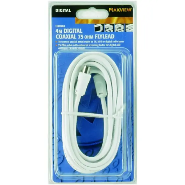 MVL0044 Maxview 4m Digital Coaxial Fly Lead