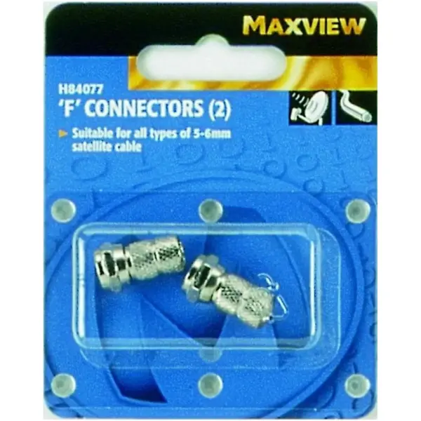 MVL0048 Maxview F' Connectors (2)
