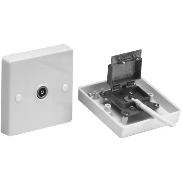 MVL0056 Single Flush TV Outlet