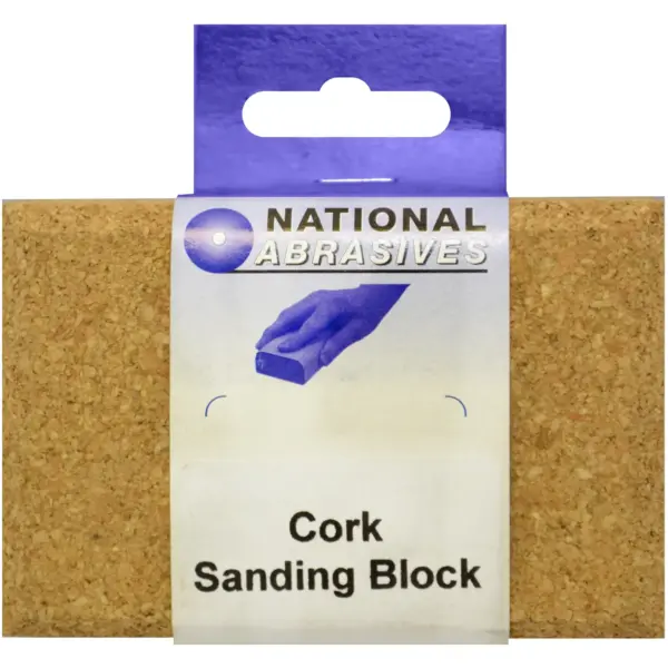 National Abrasives Cork Sanding Block