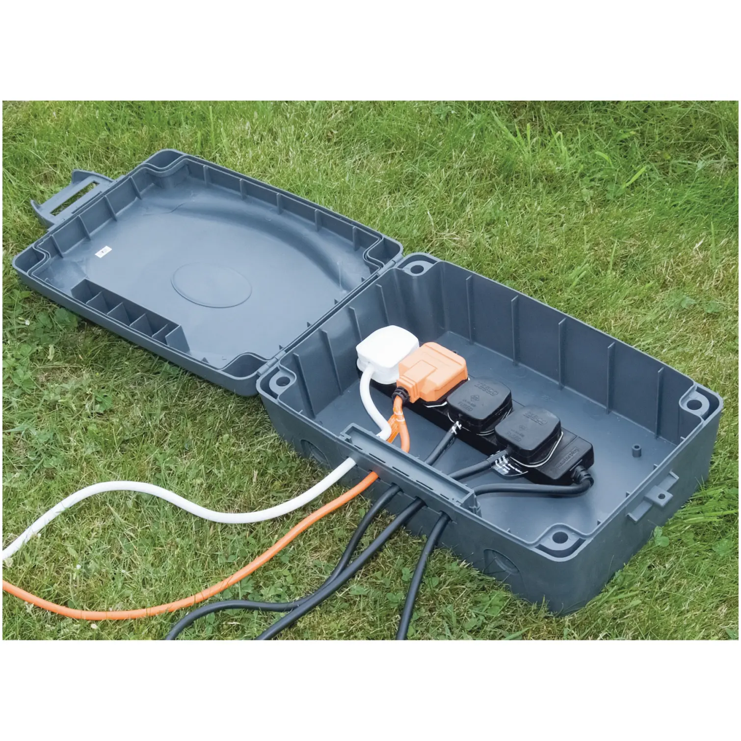 Masterplug Weatherproof Box 4 Socket 10m