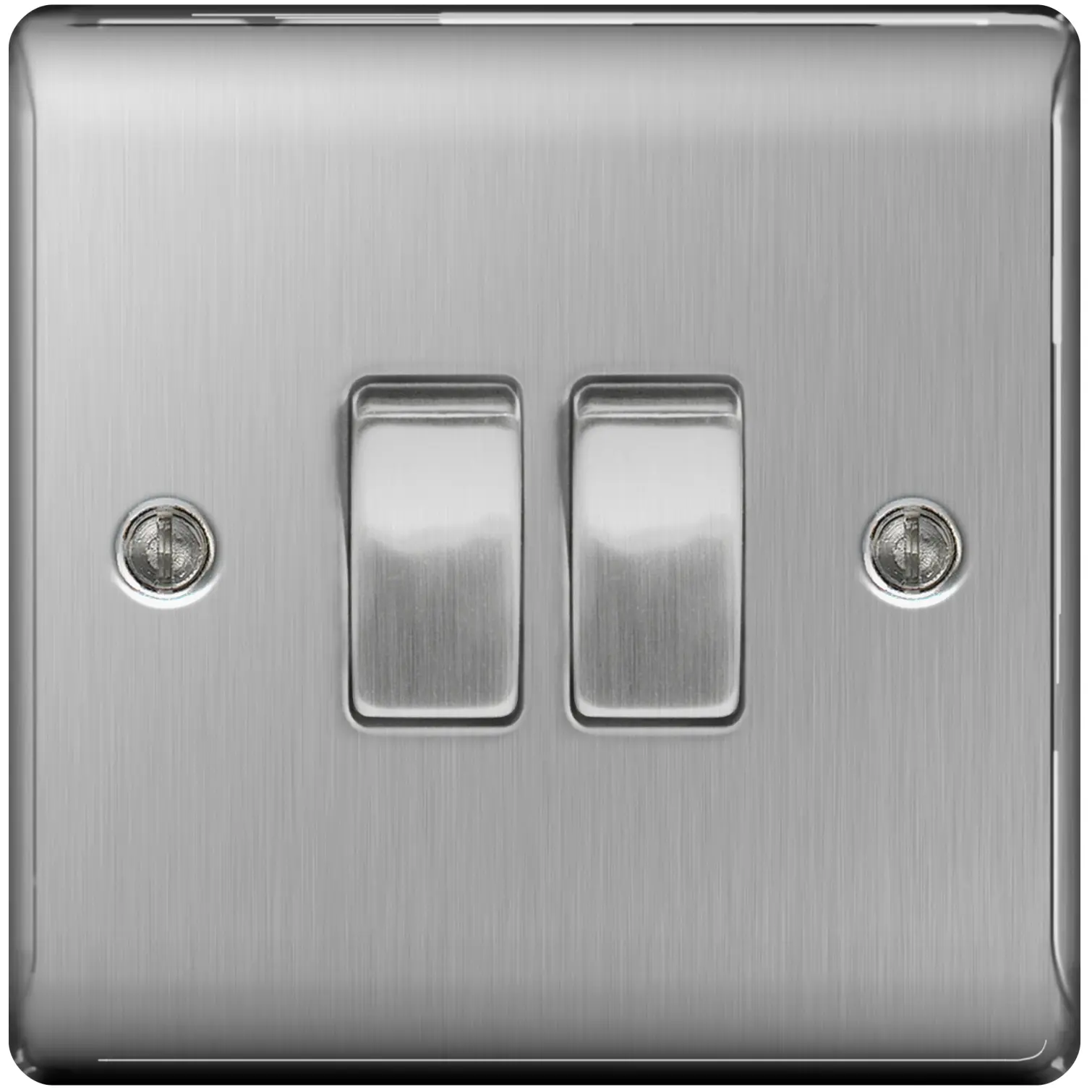 Nexus 2g Wall Switch Brushed Steel