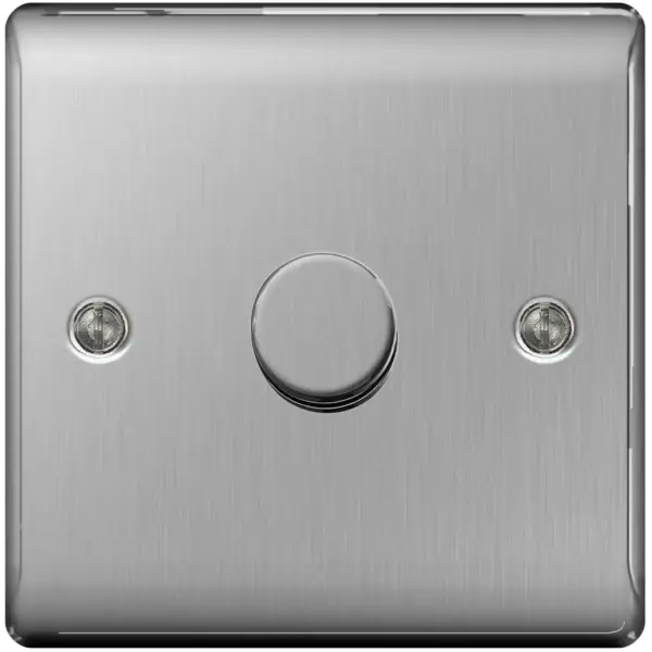 Nexus 1g2Way Dimmer Switch B/Steel