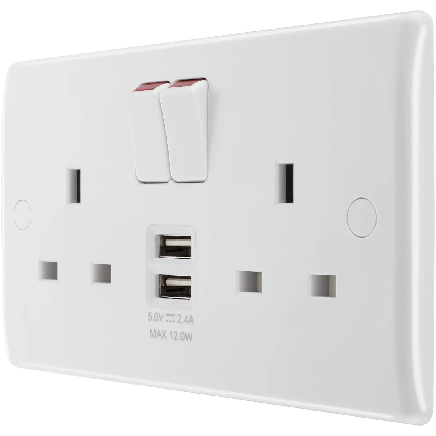 NEX0098_3 13A Switched Socket With USB
