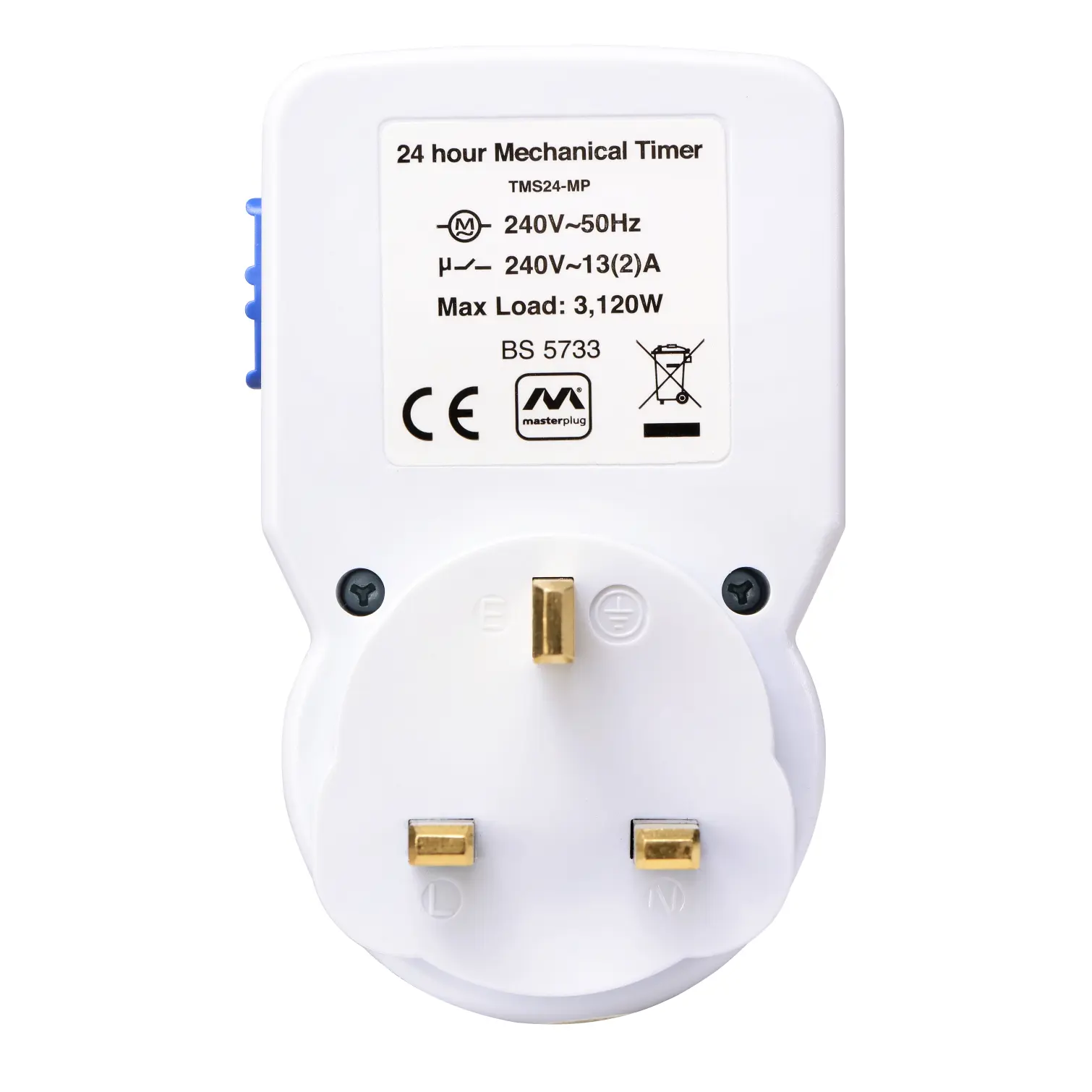 NEX0110_9 Masterplug 24 Hour Mechanical Timer