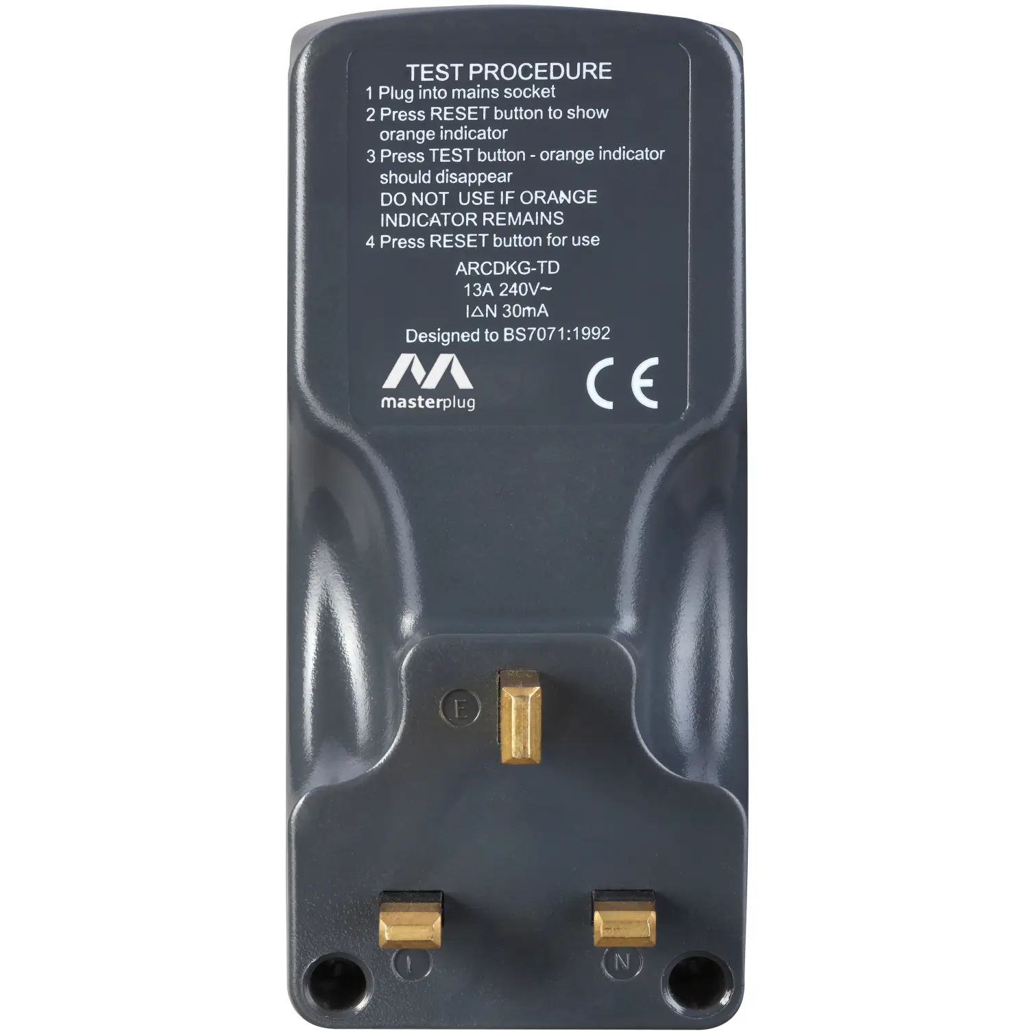 Masterplug RCD Safety Adaptor