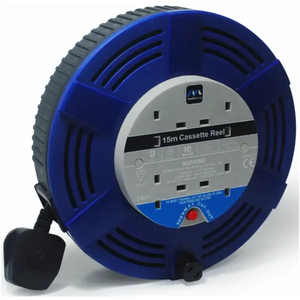 Nexus 15mtr 10amp 4 Gang Extension Reel