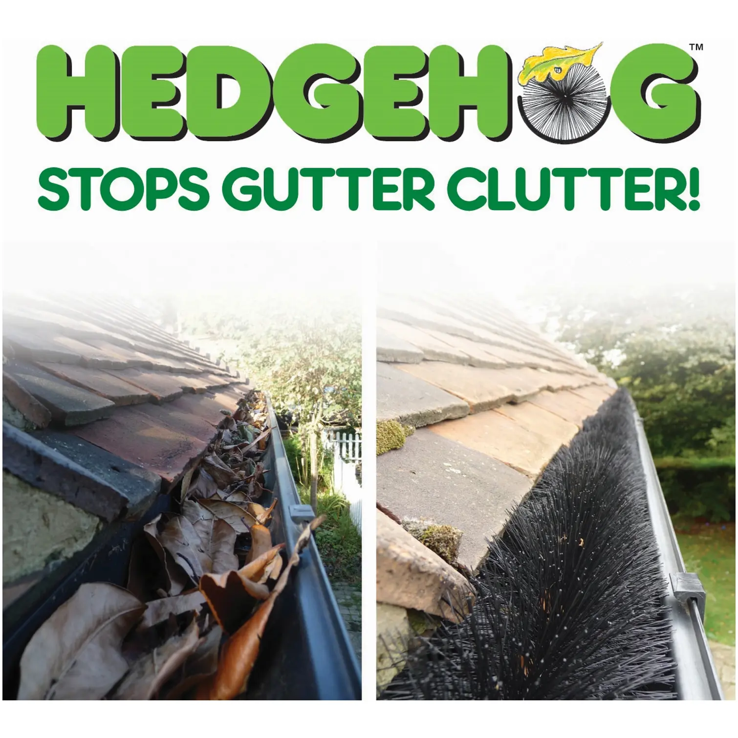 NOV0001_1 Hedgehog Gutter Brush 100mm Diameter 4 meters Long