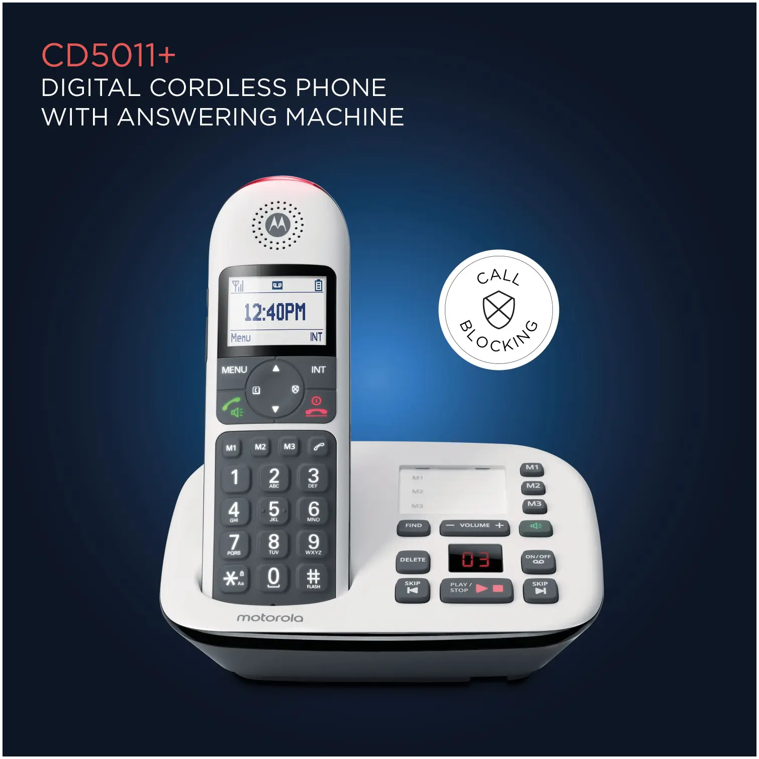 Motorola Big Button Dect Phone
