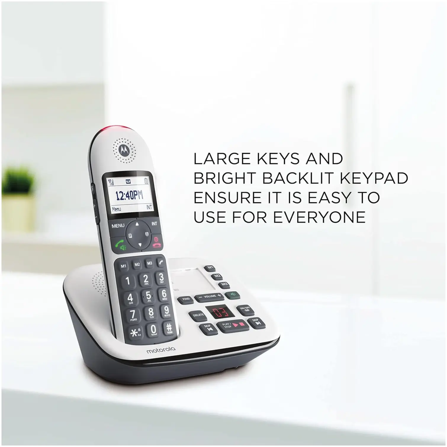 Motorola Big Button Dect Phone Twin CD5012