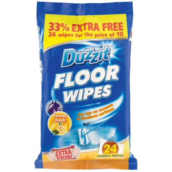 OFO0020 Duzzit Floor Wipes (24)